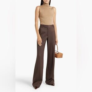 NILI LOTAN Arielle wool-twill flared pants